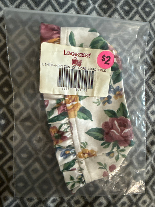 Longaberger Horizon of Hope Liner in Garden Splendor