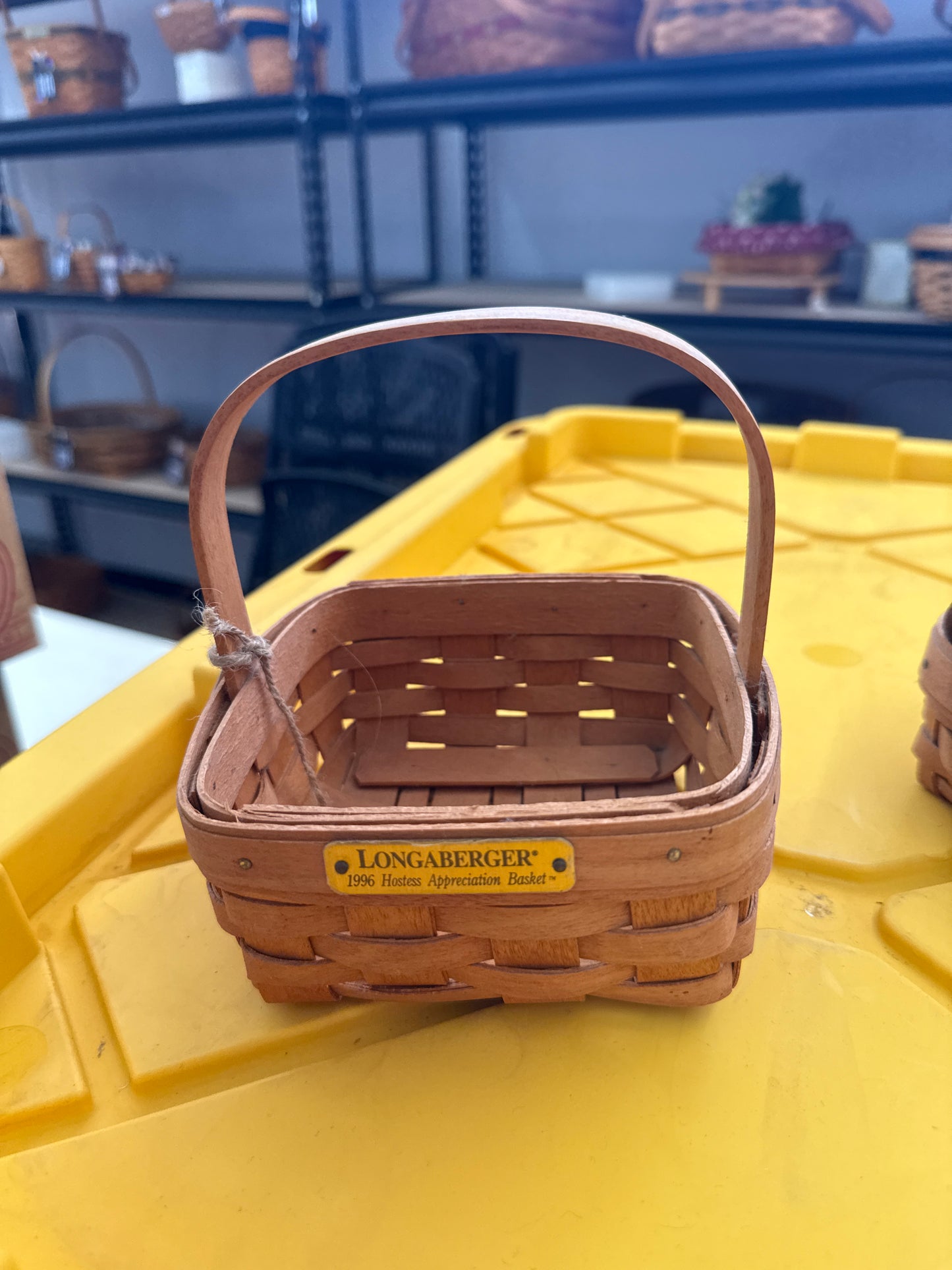 Longaberger 1996 hostess appreciation basket