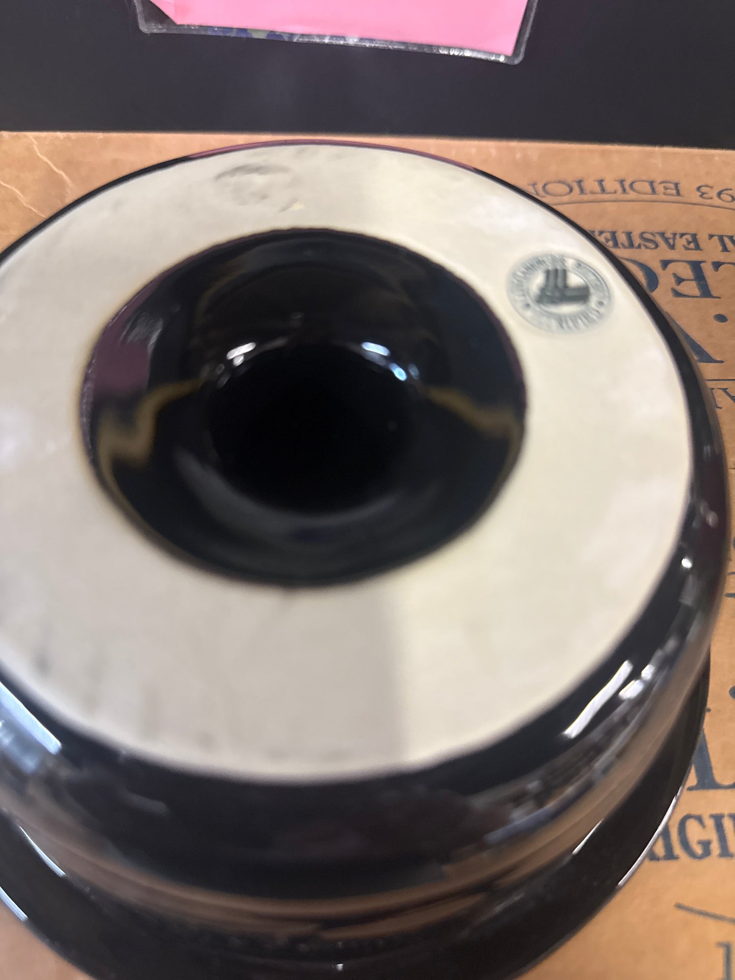 Longaberger single Bundt in ebony