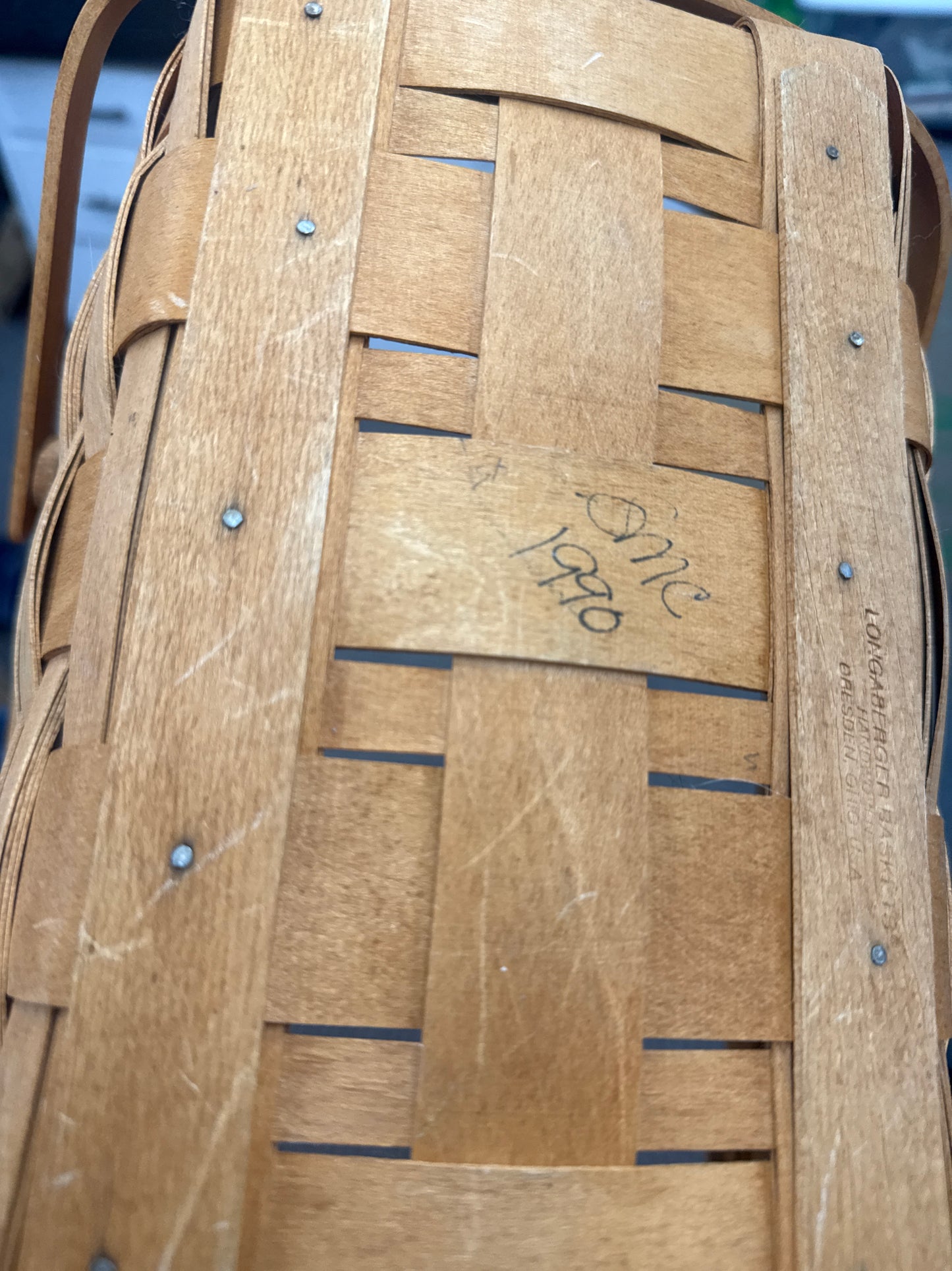Longaberger large vegetable basket