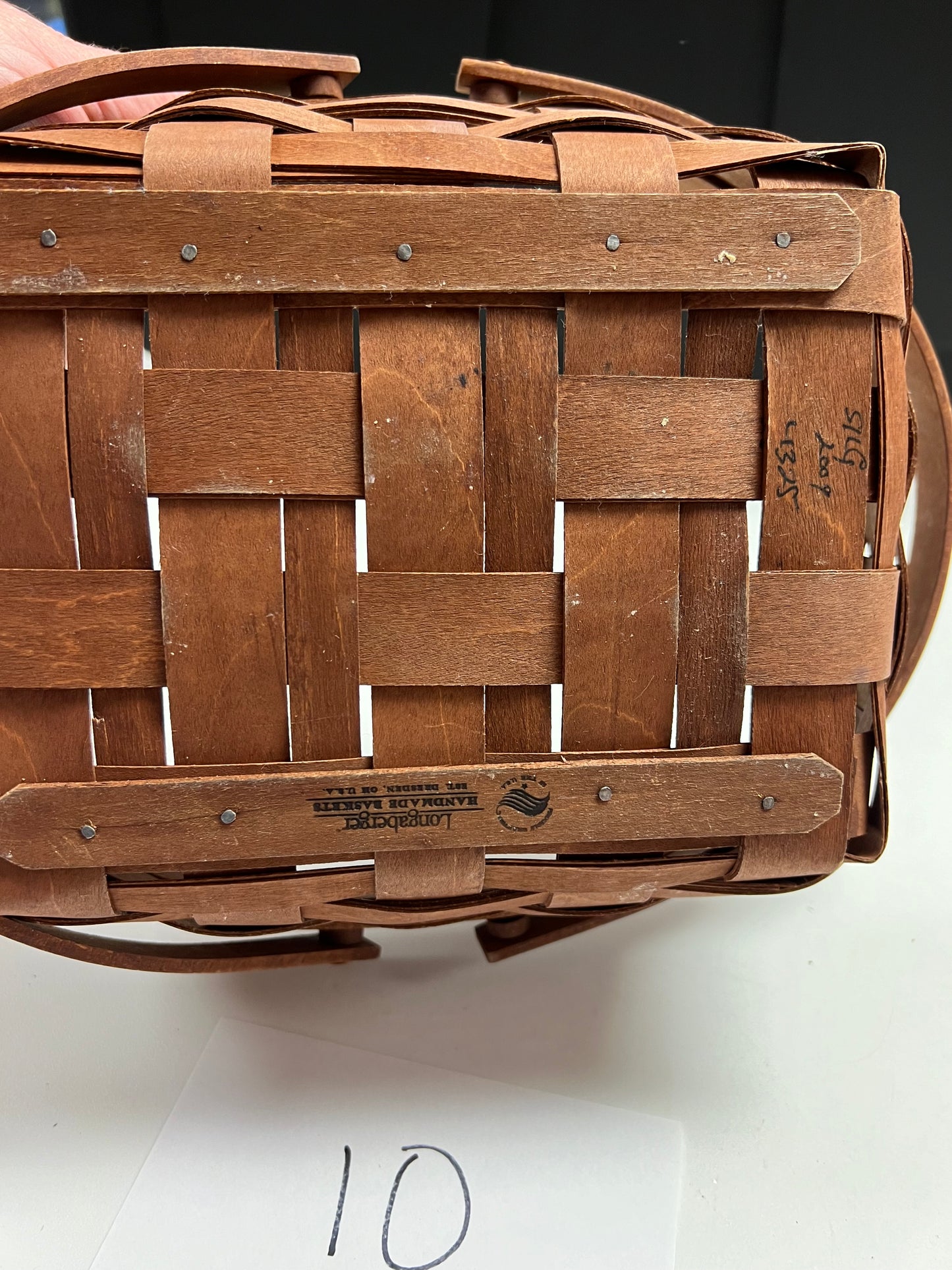 Longaberger oval muffin basket