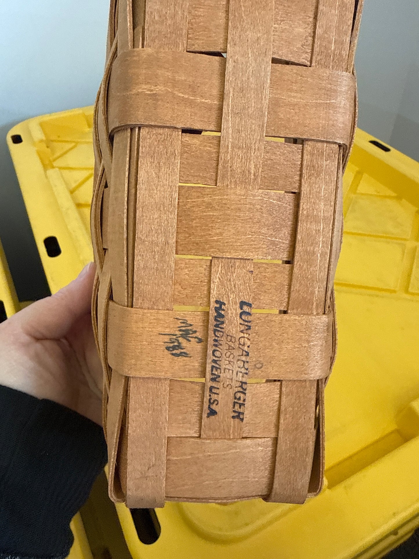 Longaberger candle basket