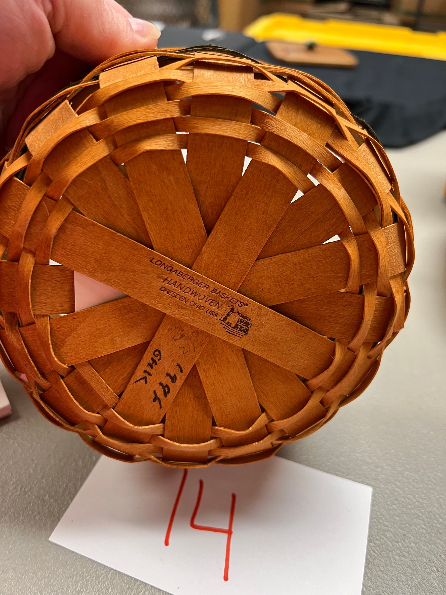 Longaberger heartland button basket