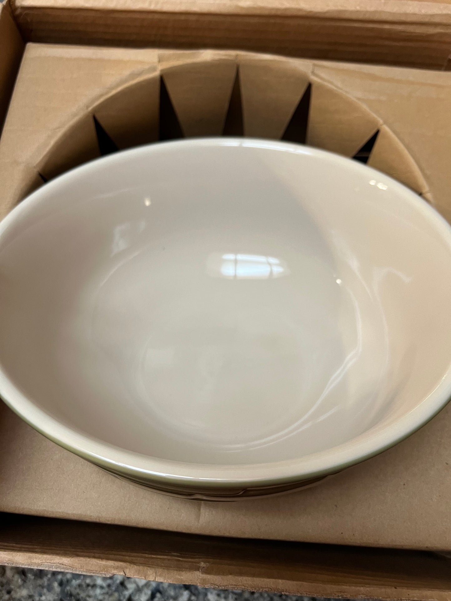 Longaberger Buffet Bowl in Sage