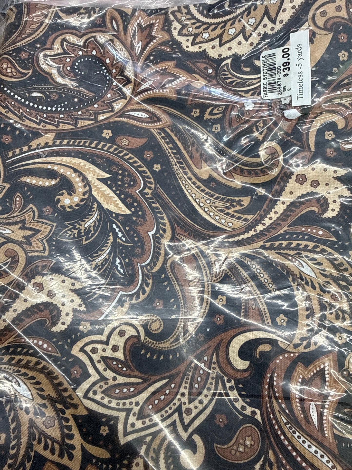 Longaberger timeless 5 years fabric