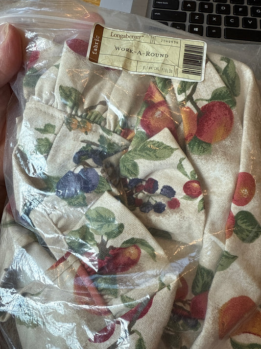 Longaberger work around liner in fruit medley