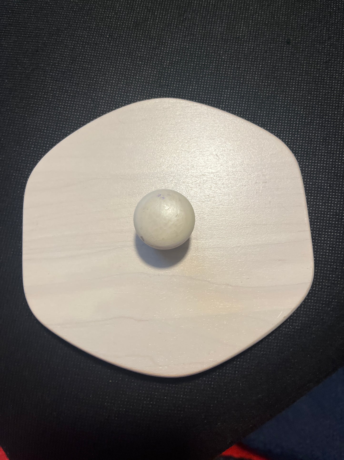 Longaberger whitewash 5.25” hexagonal lid