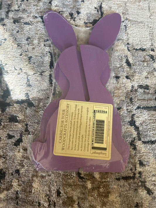 Longaberger sm purple bunny