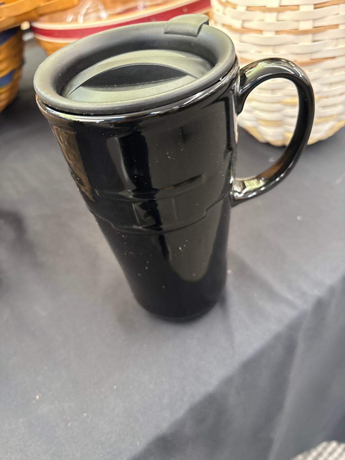 Travel mug in ebony