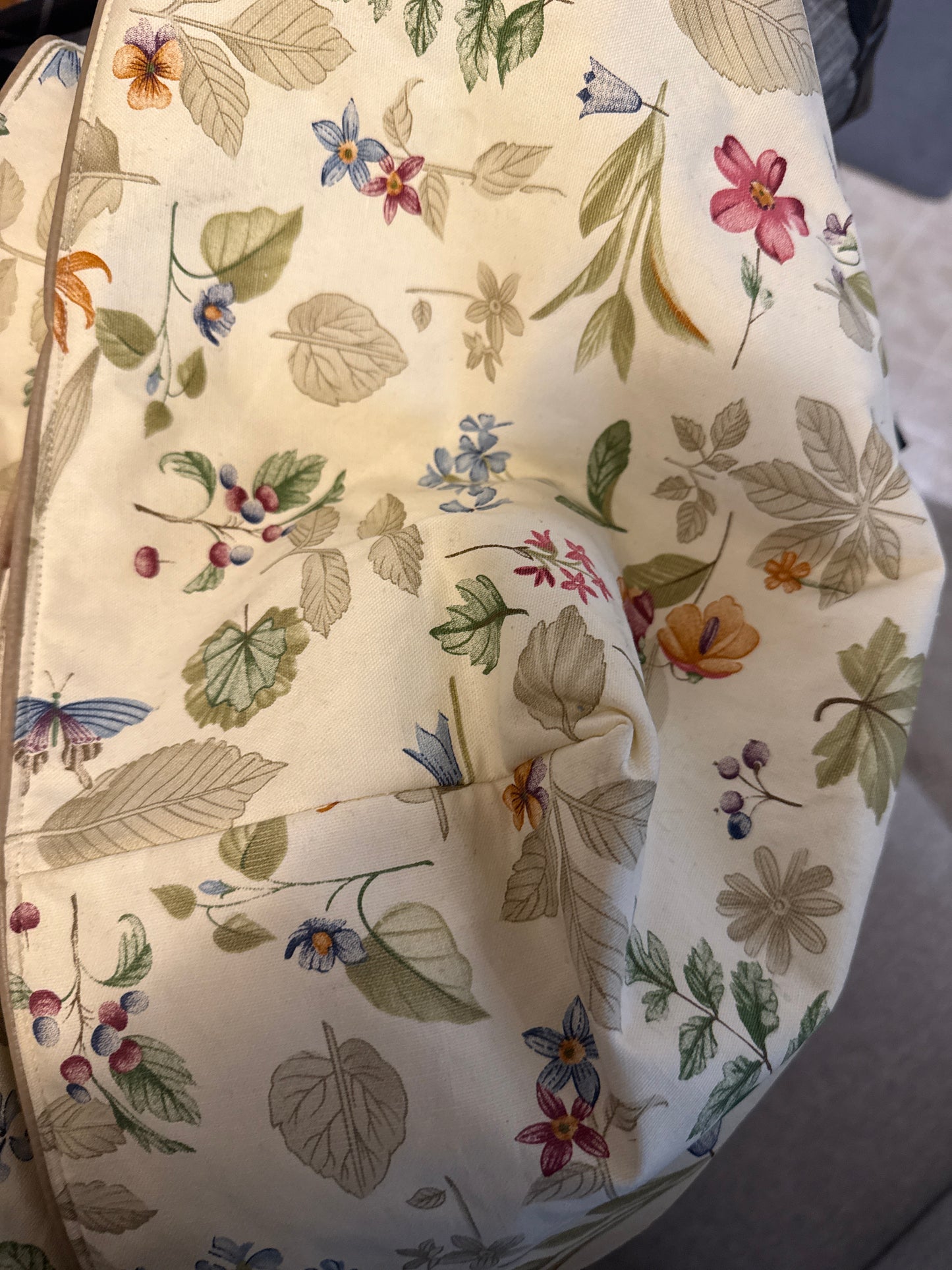 Longaberger fabric bin divider liner in size C