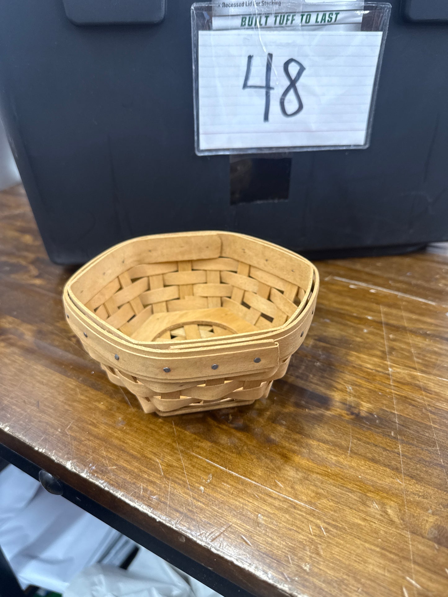 Longaberger sage basket