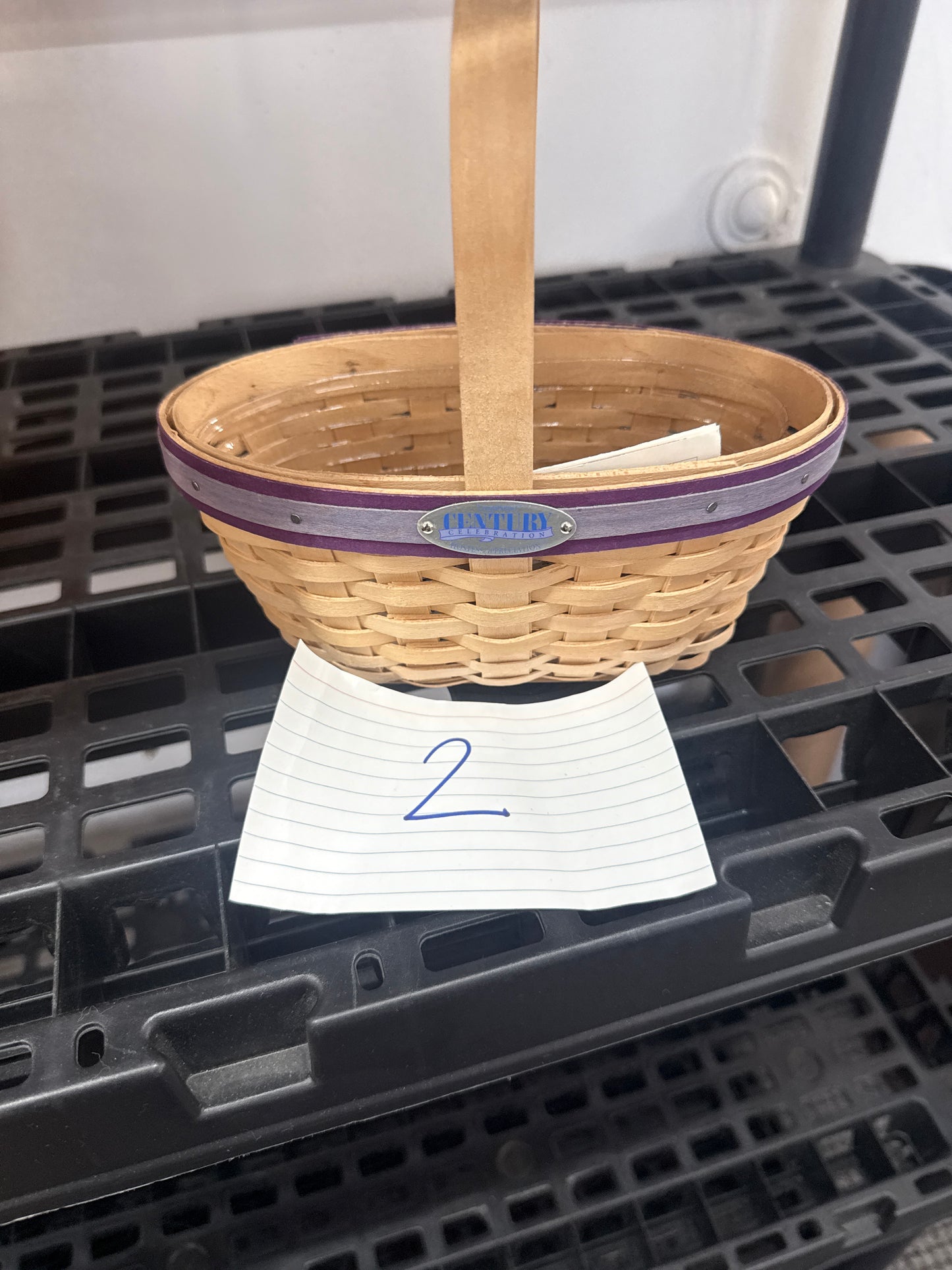 Longaberger century hostess appreciation basket with protector