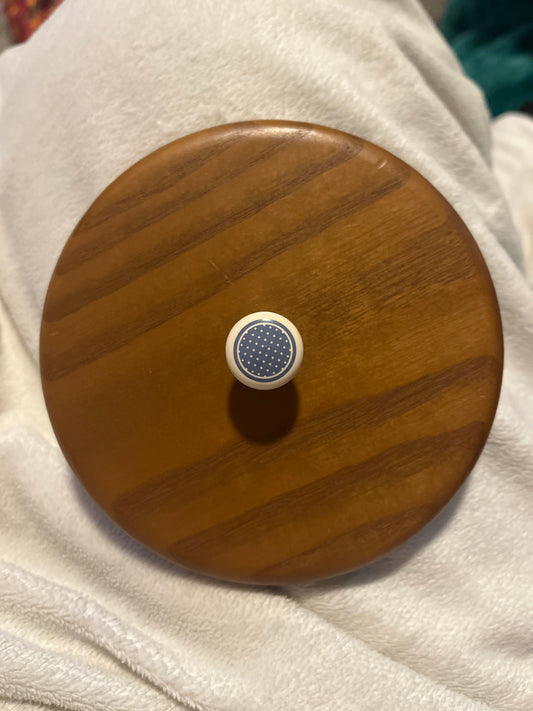 K.S. Lanam small round lid — 5”