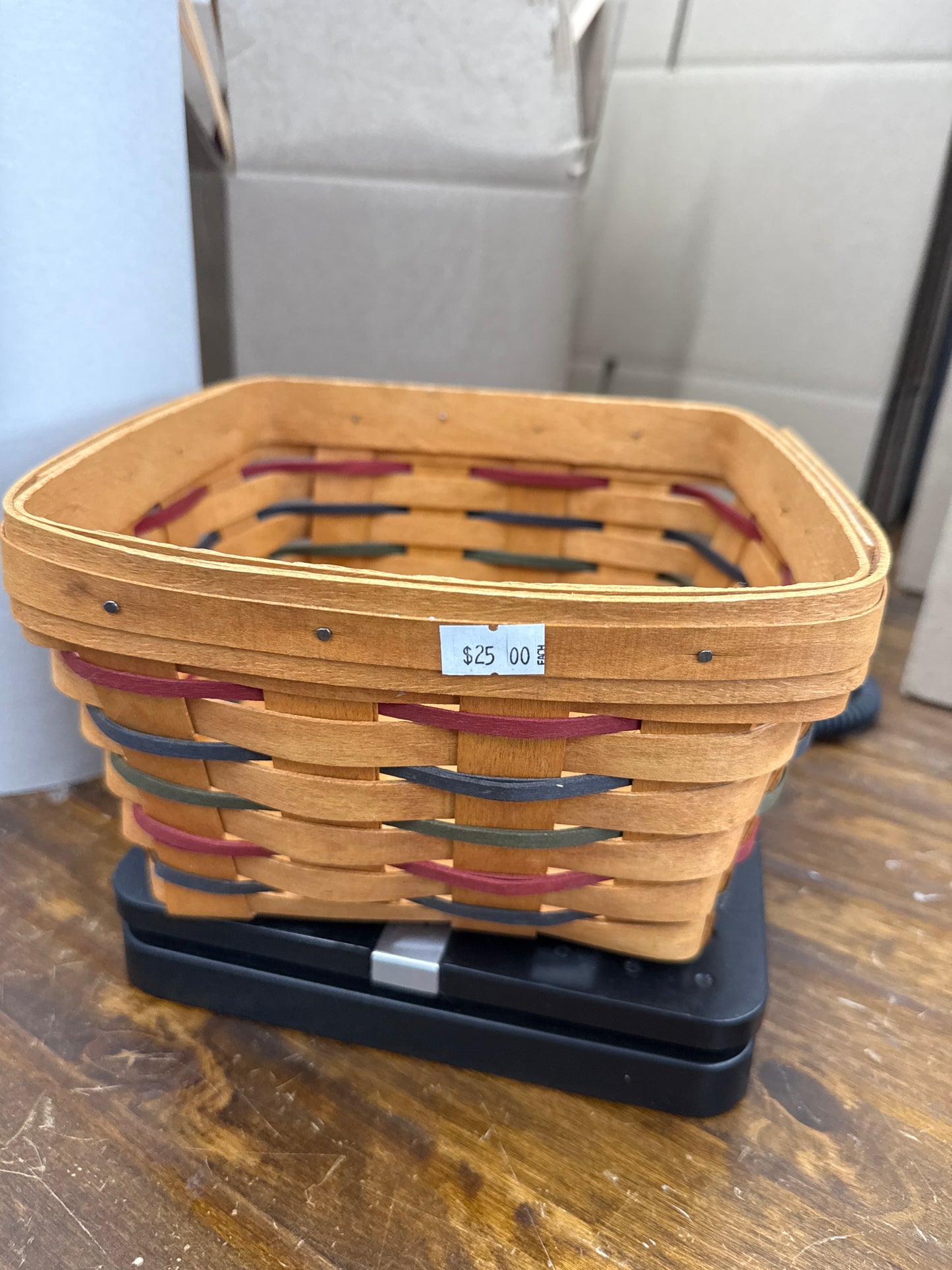 Longaberger large berry basket