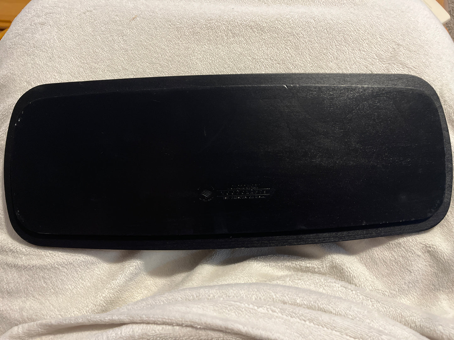 Longaberger 15”x6” rectangular lid — black