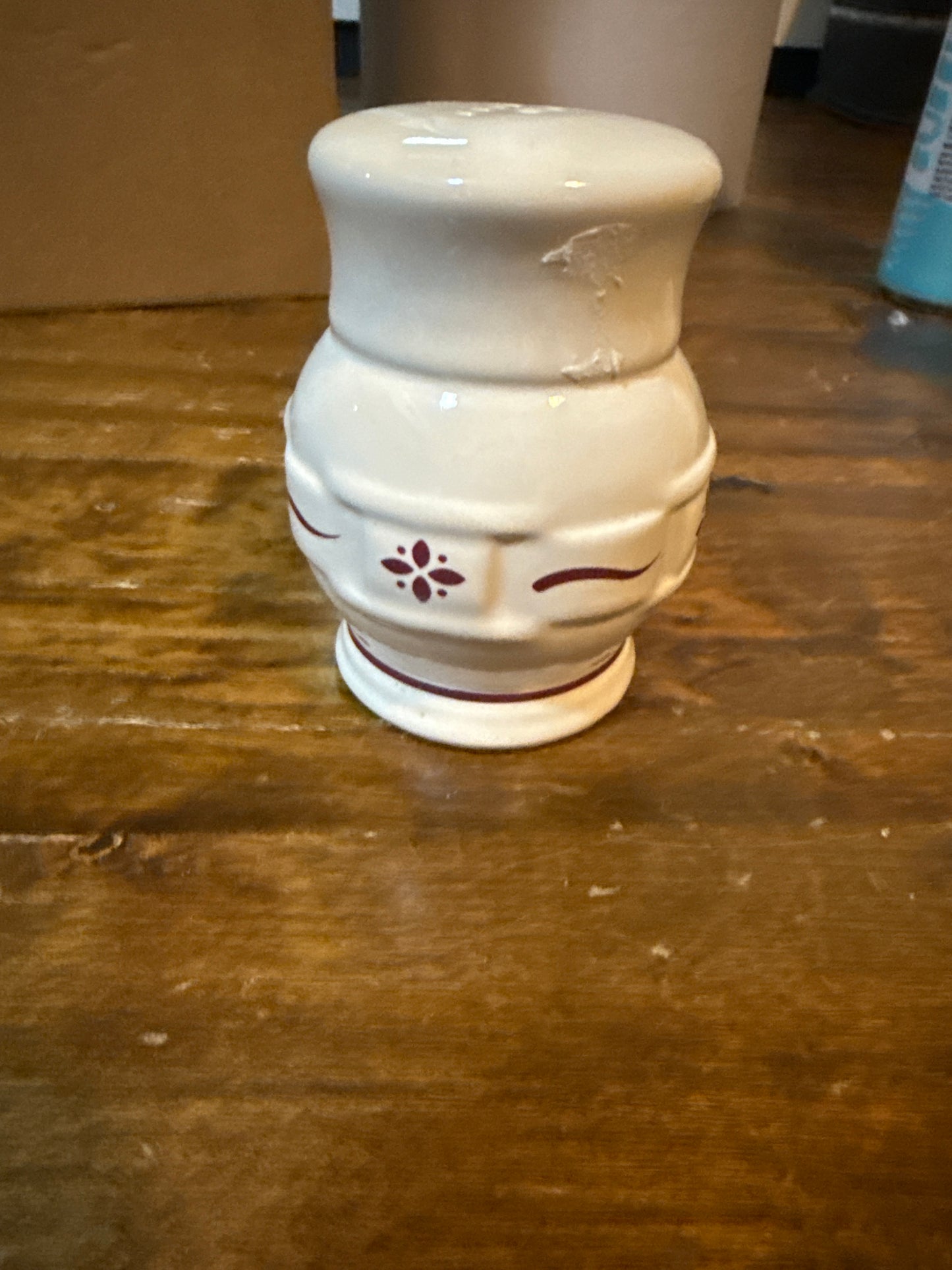 Longaberger pepper shaker traditional red