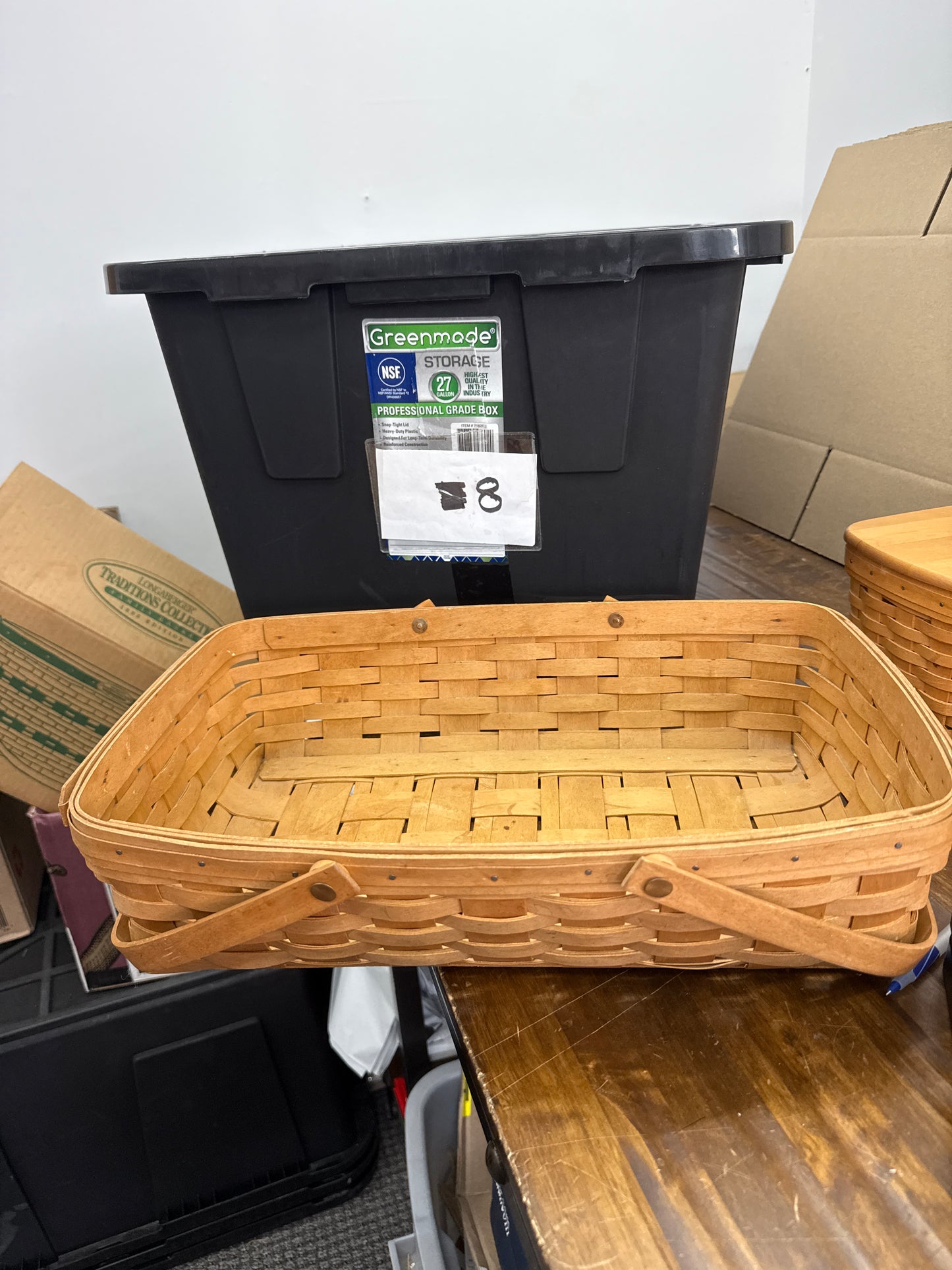 Longaberger medium gathering basket