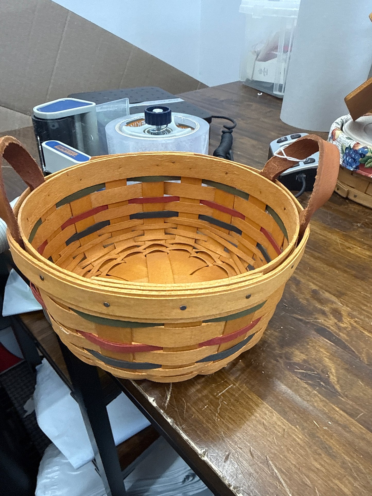Longaberger button basket
