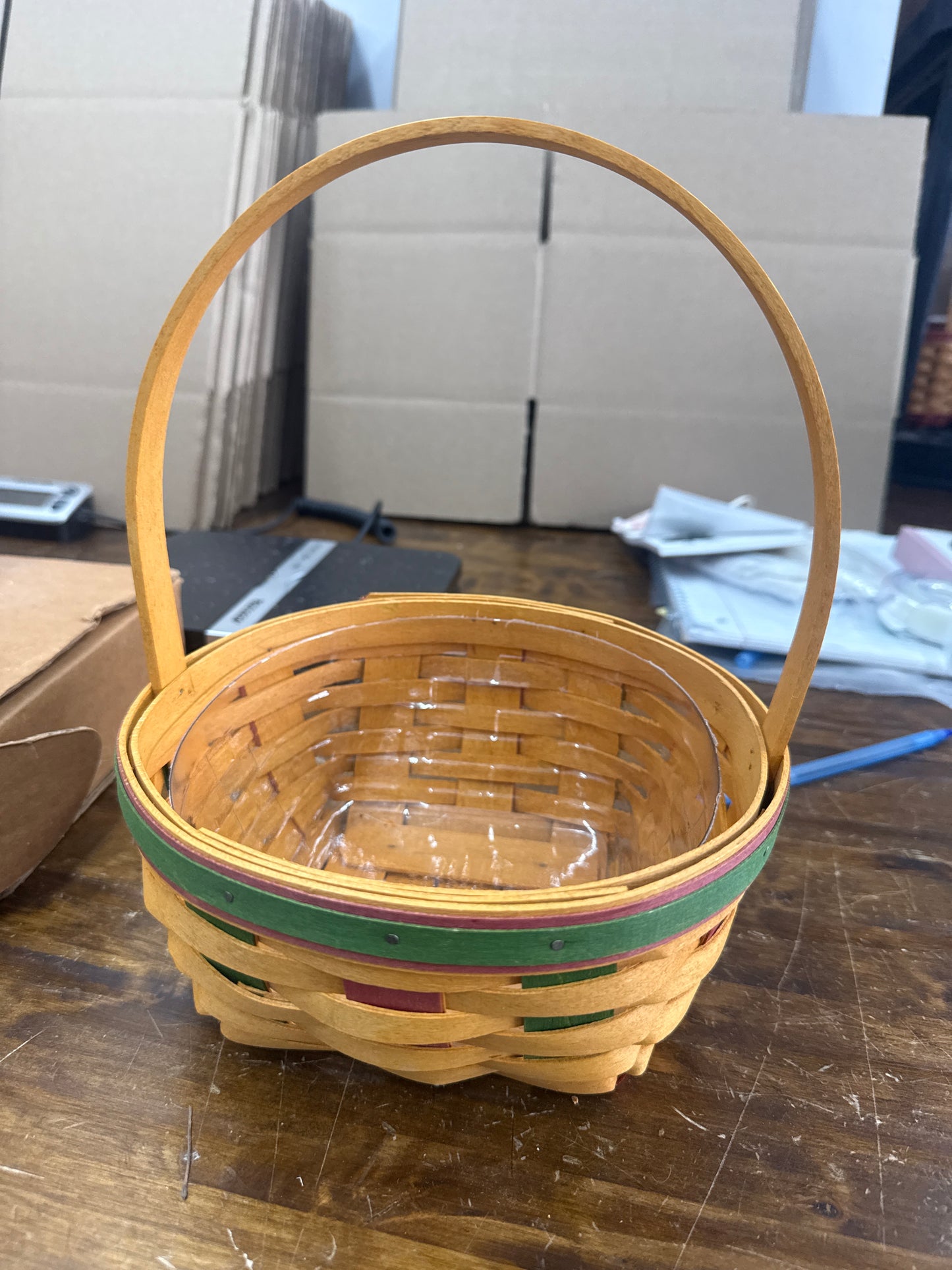 Longaberger 1999 Easter basket with protector