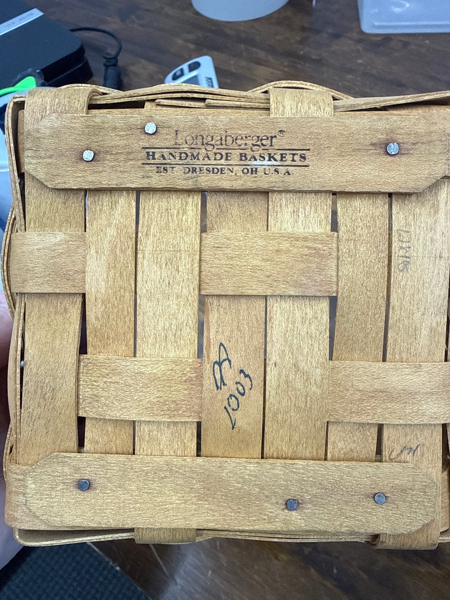 Longaberger tarragon basket