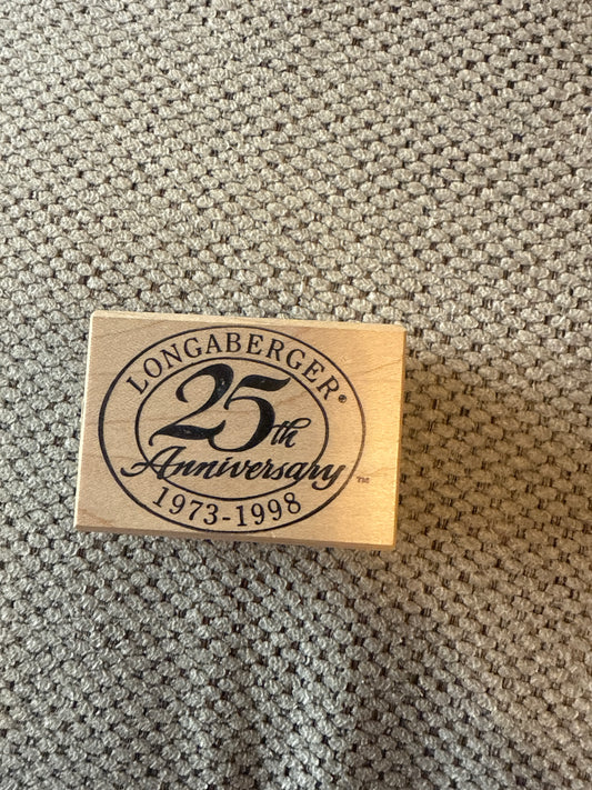 Longaberger 25th anniversary stamper