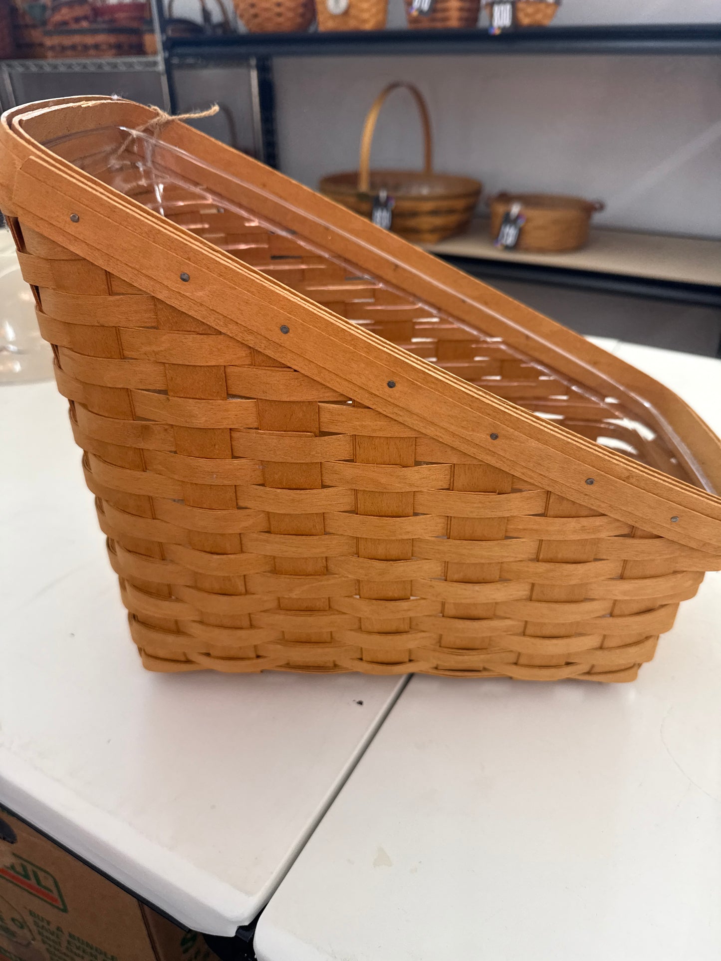 Longaberger catalog with protector