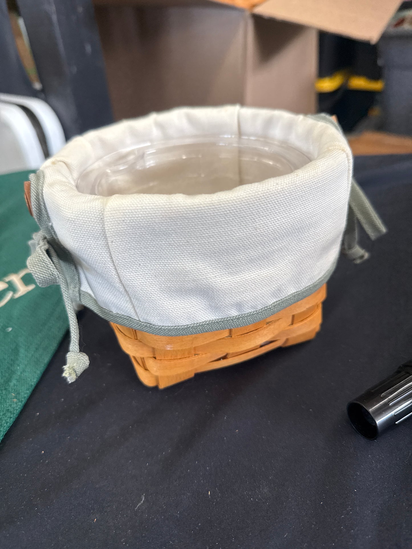 Longaberger 5” measuring with liner and protector