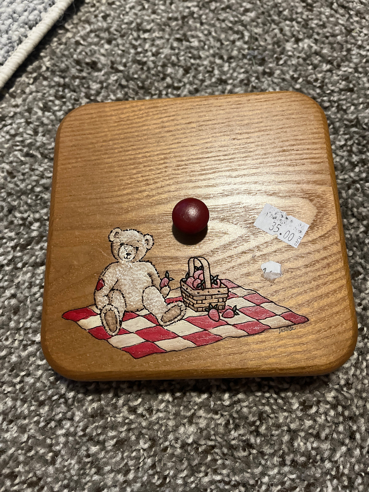 K.S. Lanam 5.25” square lid
