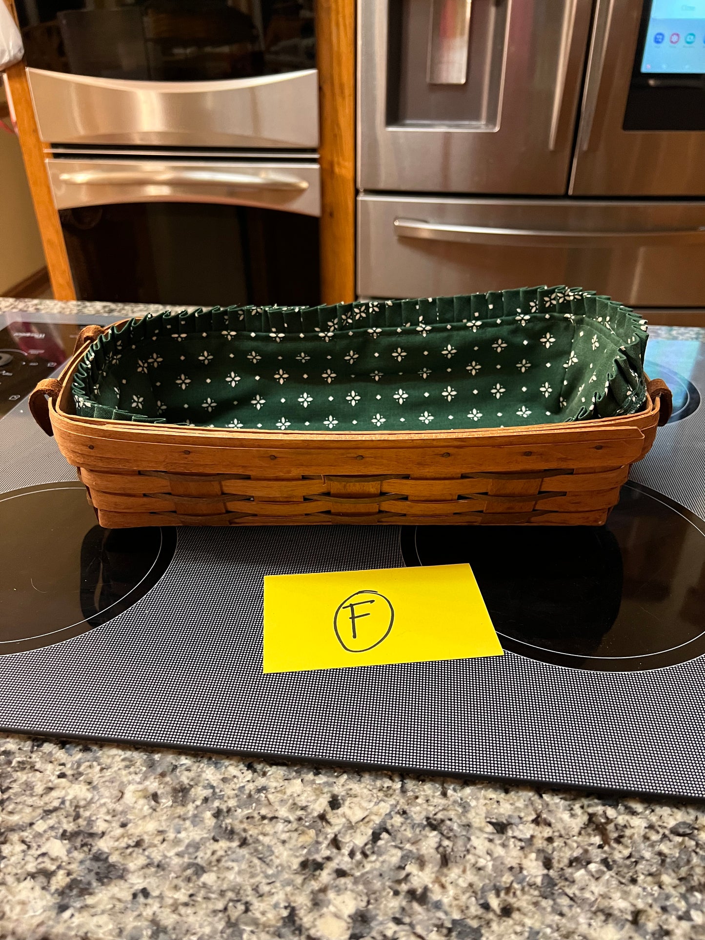 Longaberger heartland bakery basket with liner Bonkers 4 Baskets