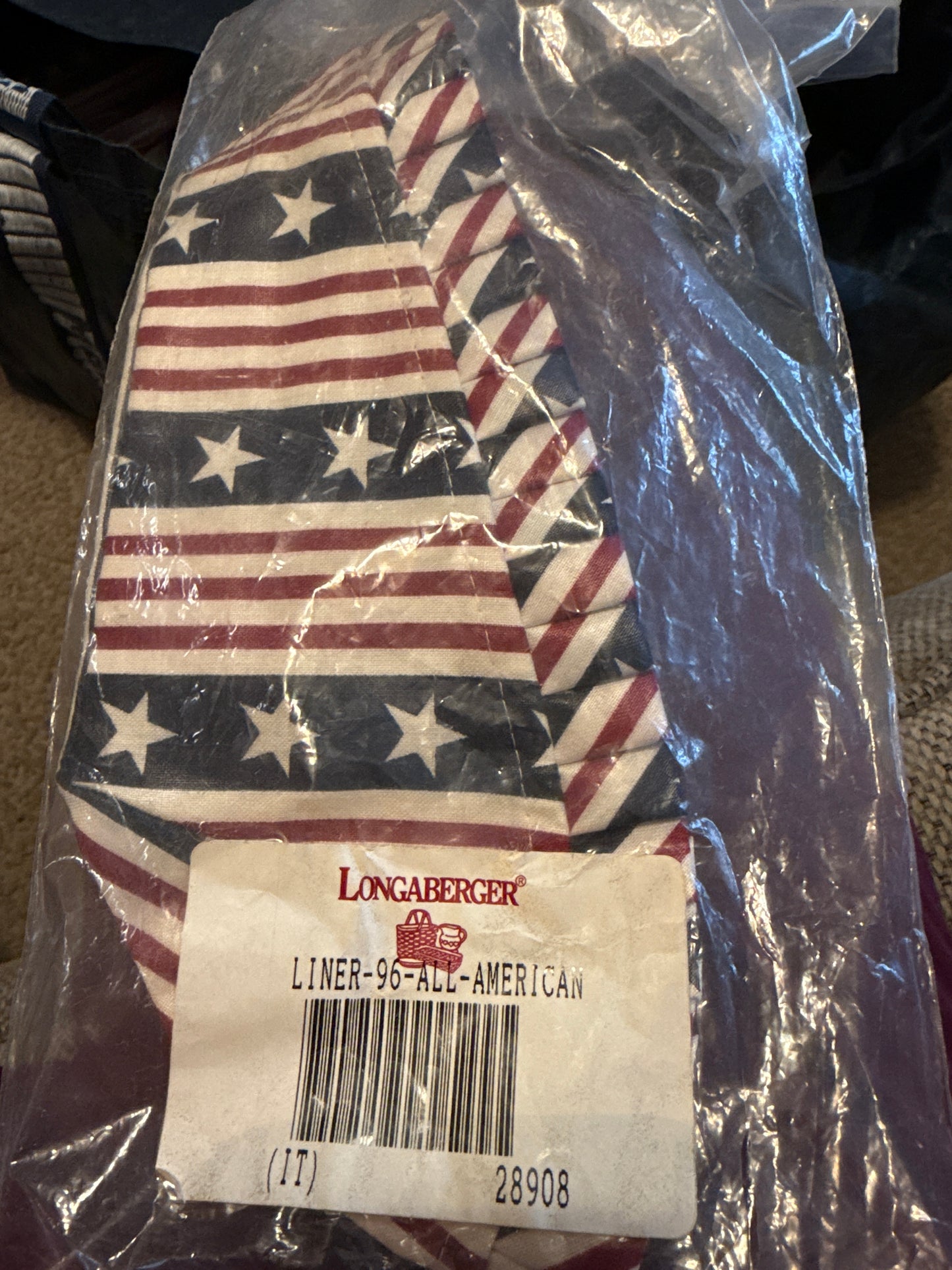 Longaberger 1996 all American liner