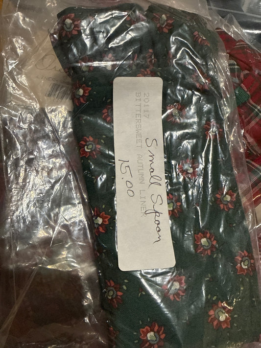 Longaberger small spoon liner in bittersweet