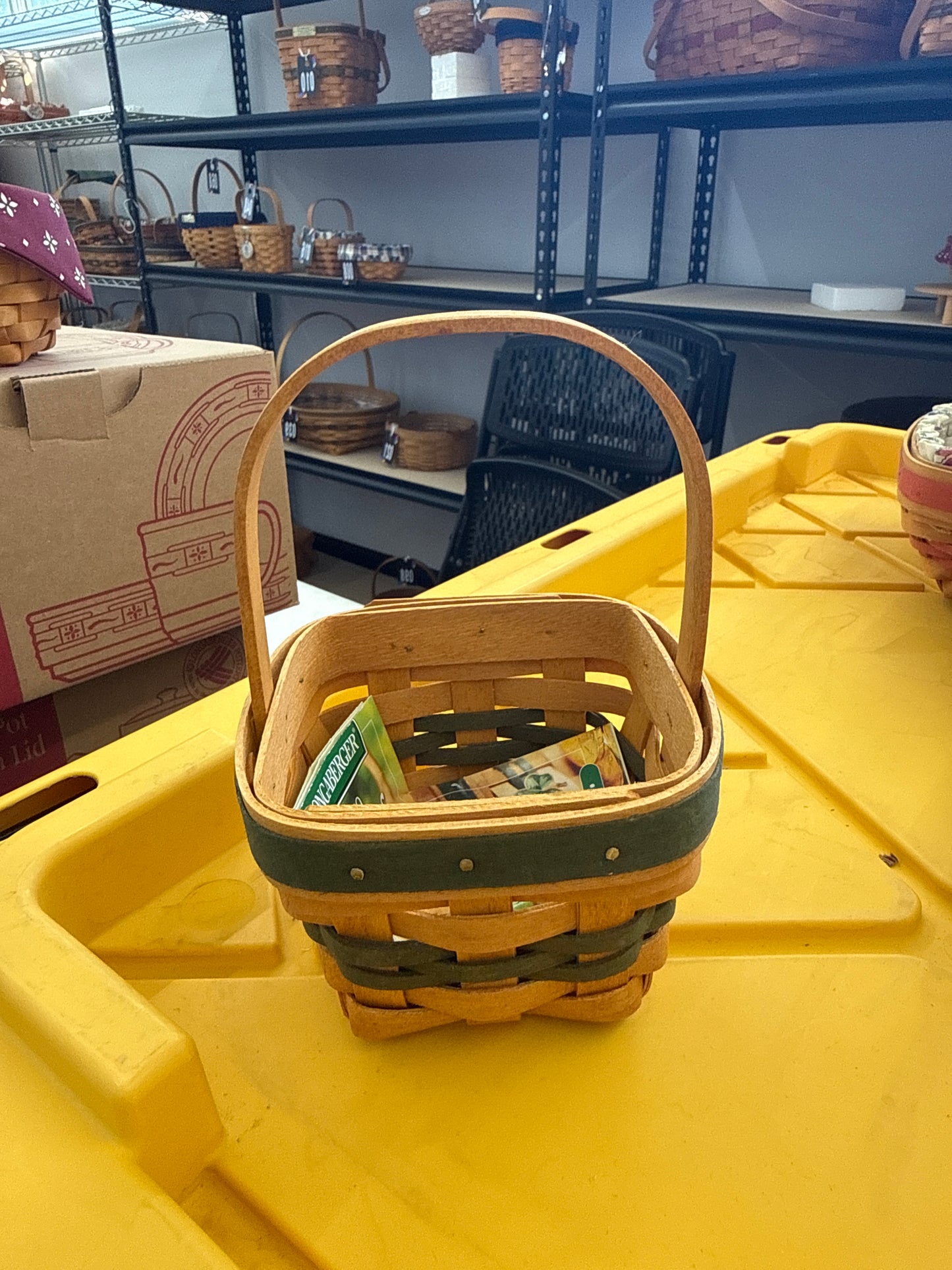 Longaberger lots of luck basket