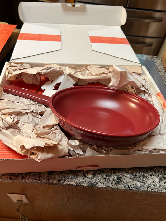 Longaberger flamewear pan in paprika