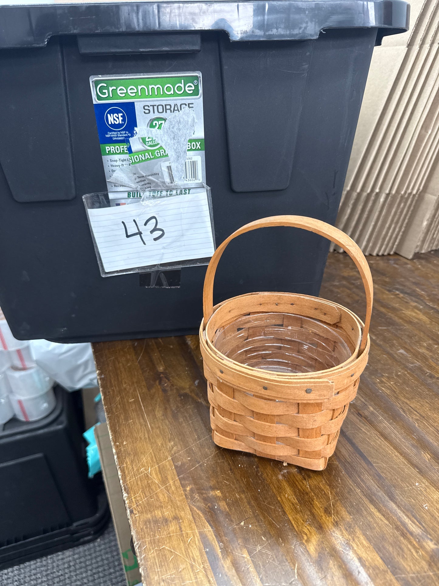 Longaberger 1987 small basket