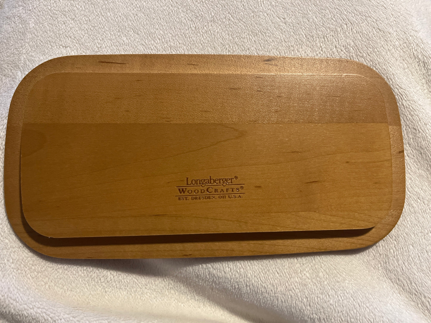 Longaberger 8.75”x4.5” rectangular lid
