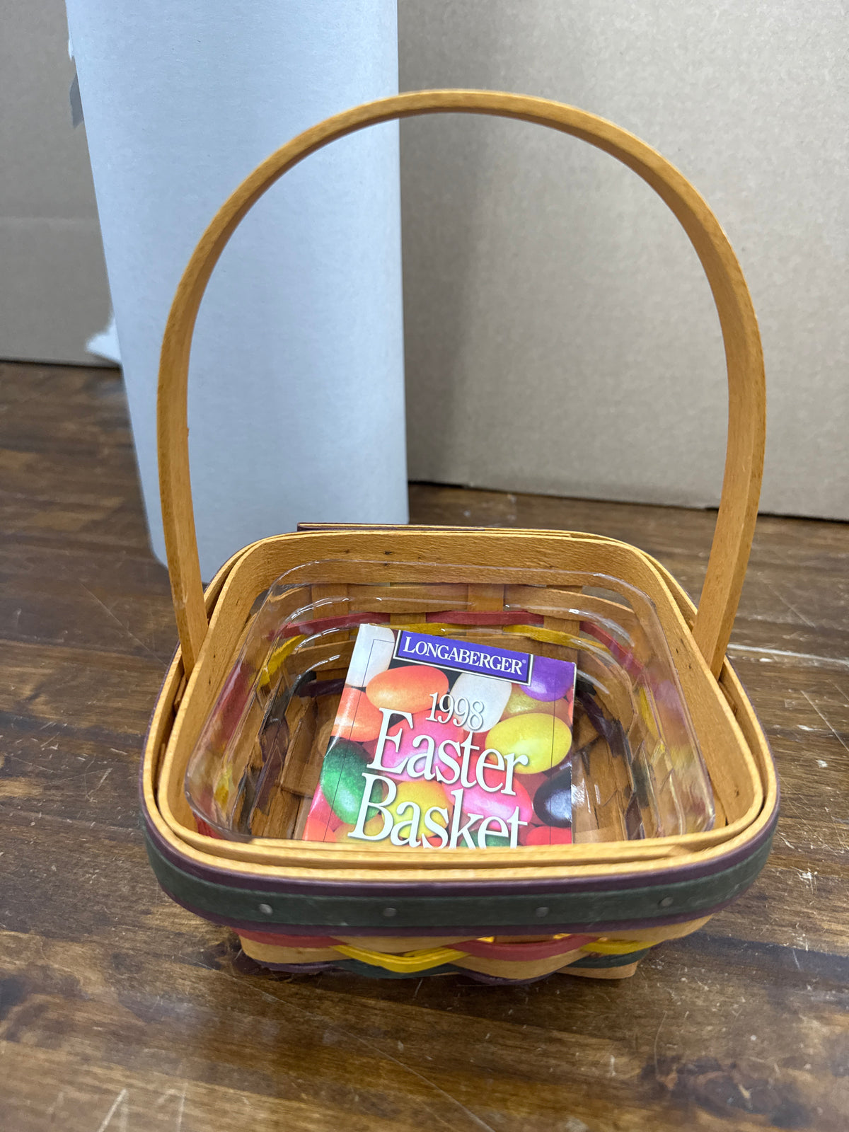 Longaberger 1998 Easter basket with protector