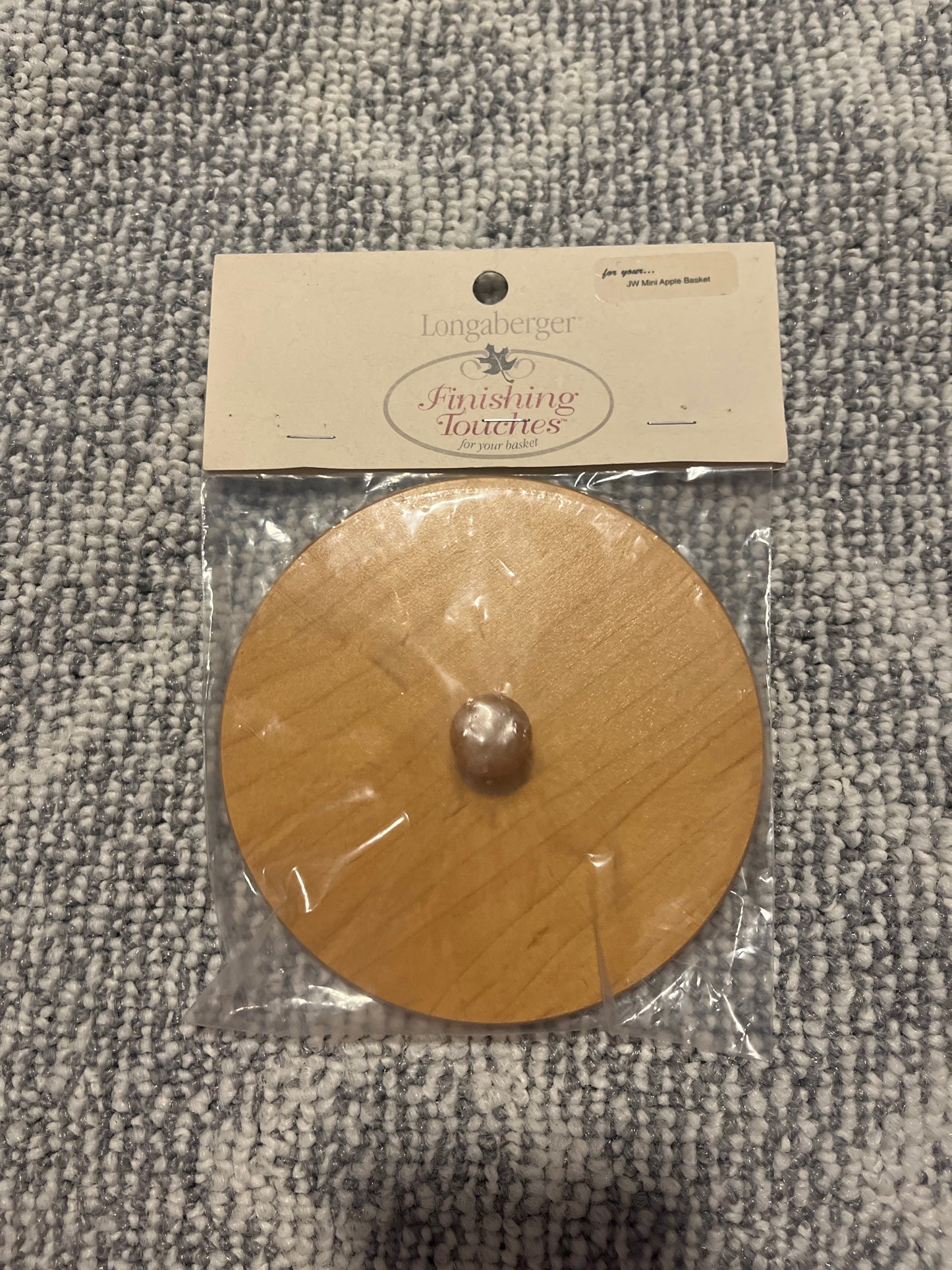 Longaberger mini apple basket lid
