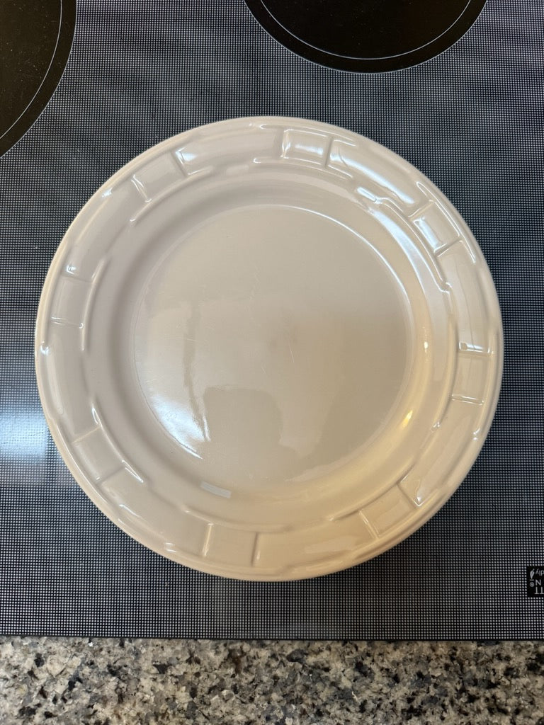 Longaberger ivory dinner plate (china)