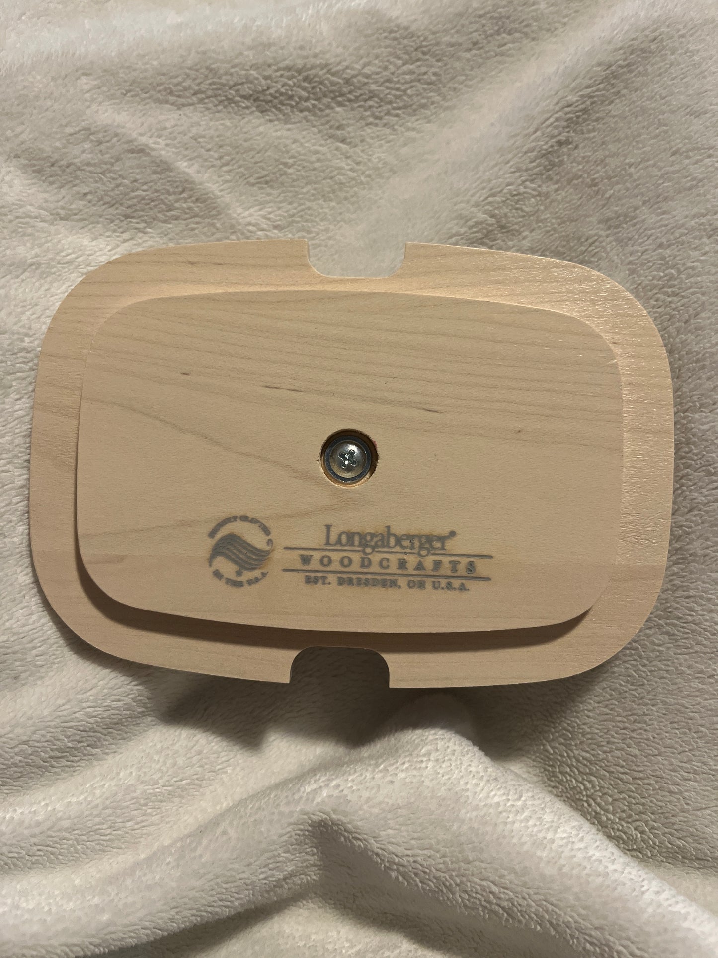 Longaberger 5.5”x3.75” Horizon of Hope basket lid
