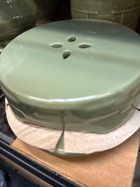 Longaberger Brie baker in sage