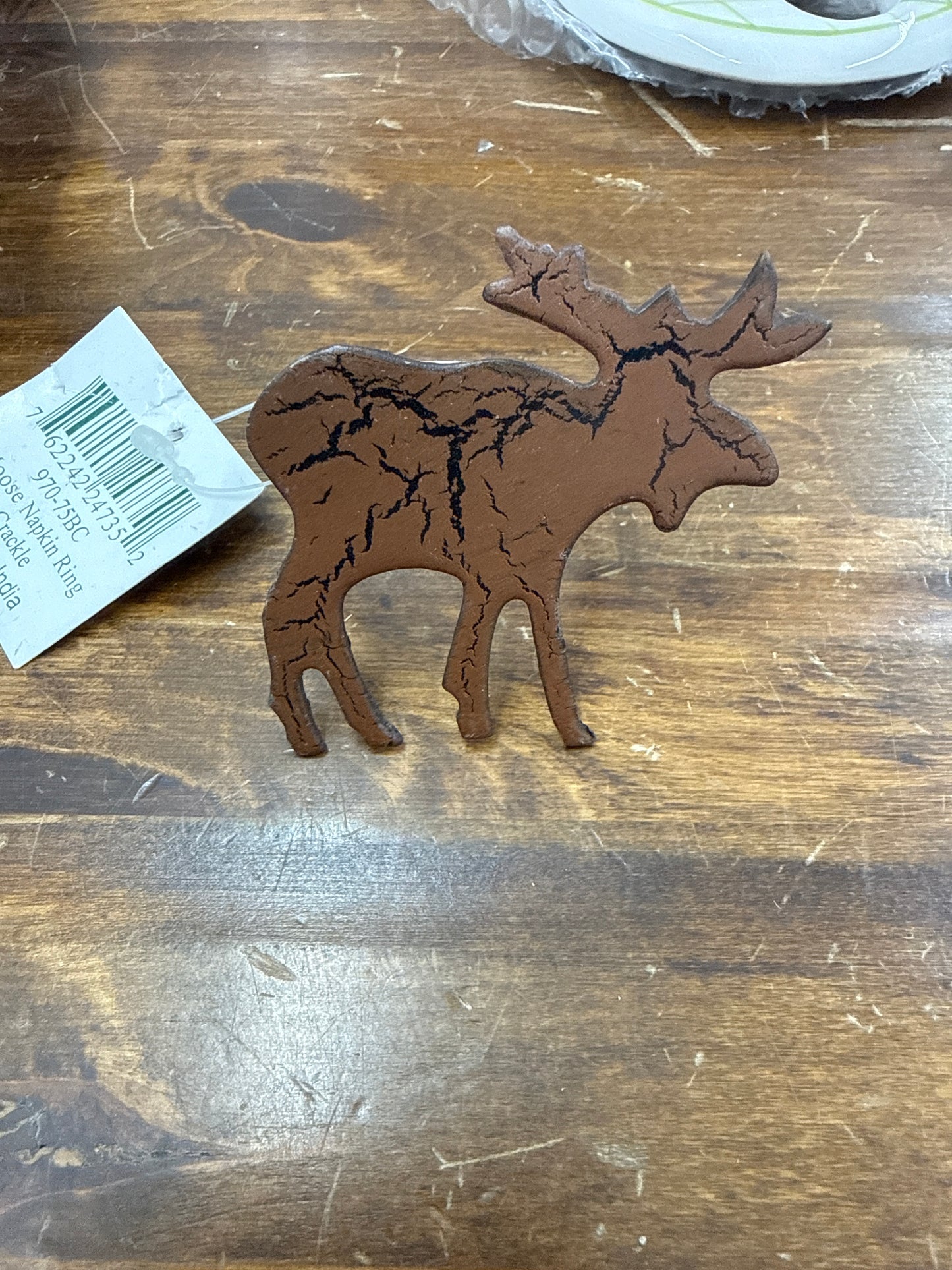 Homestead moose Napkin ring
