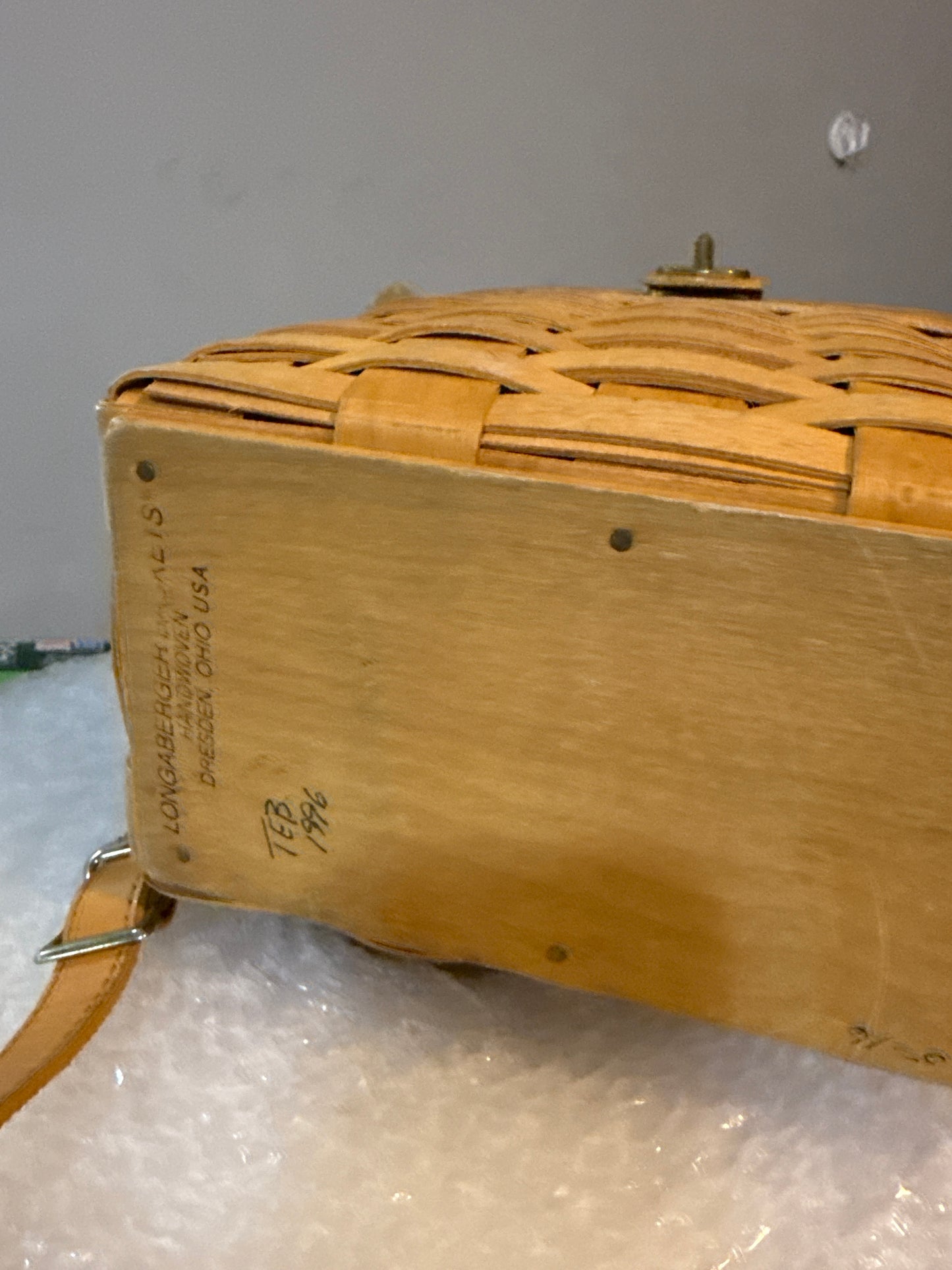 Longaberger purse with liner and protector