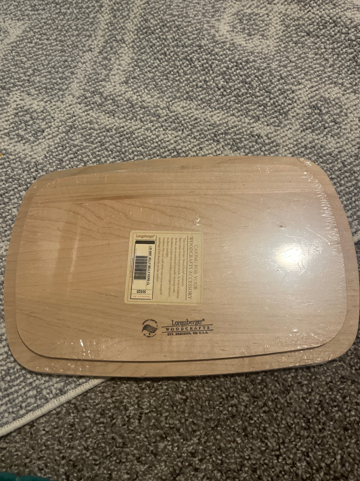 Longaberger 2007 Jelly Belly basket lid