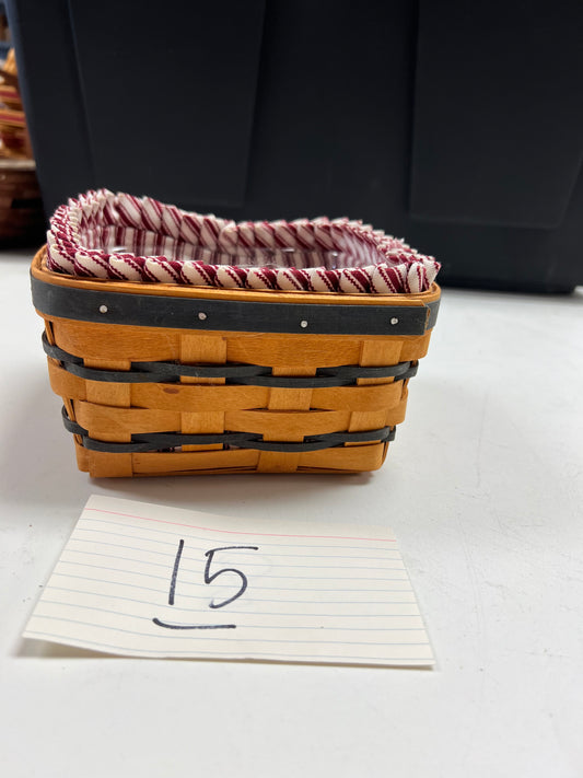 Longaberger Medium Berry Basket with Protector and Liner