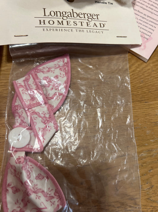 Longaberger handle tie in horizon of hope ( may not be in a bag)