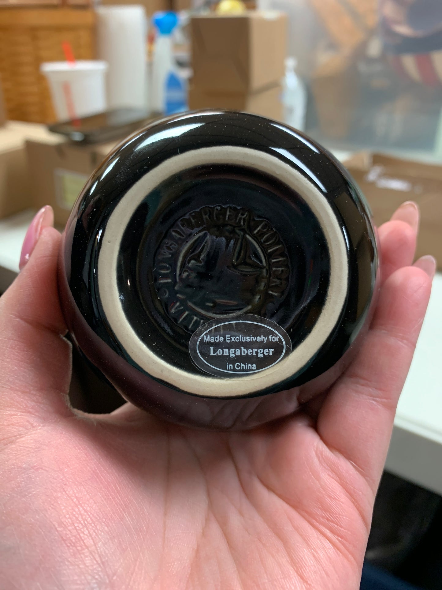 Longaberger Reed Diffuser in Ebony