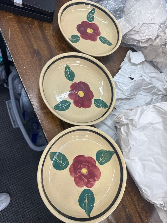 Watts ware set of 3 dishes