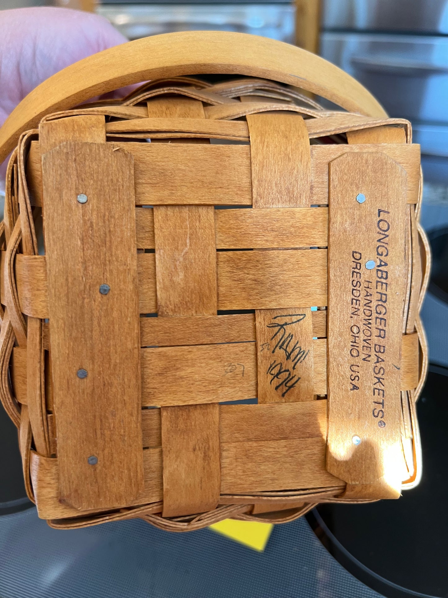 Longaberger jingle bell basket