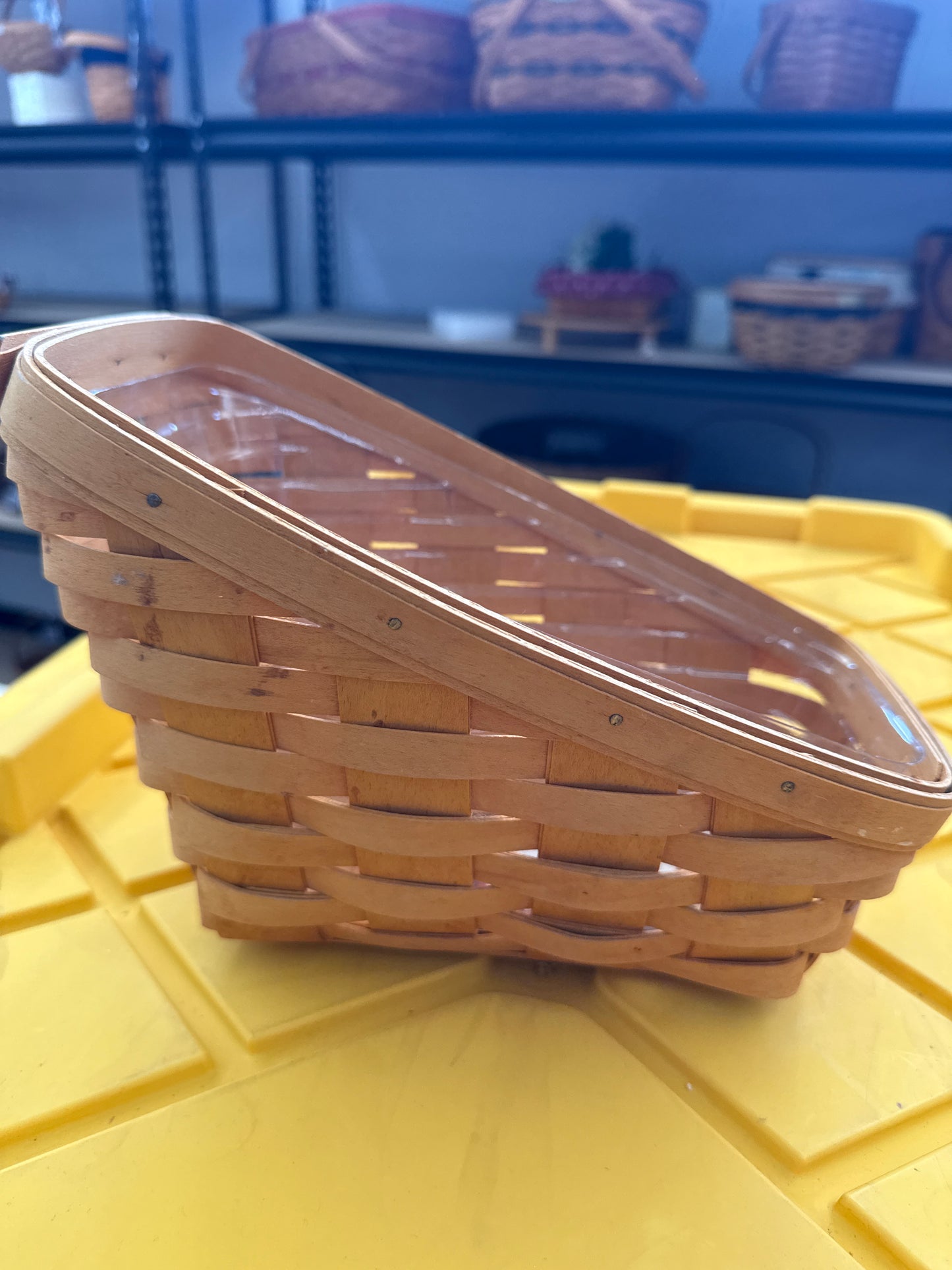 Longaberger small vegetable basket with protector