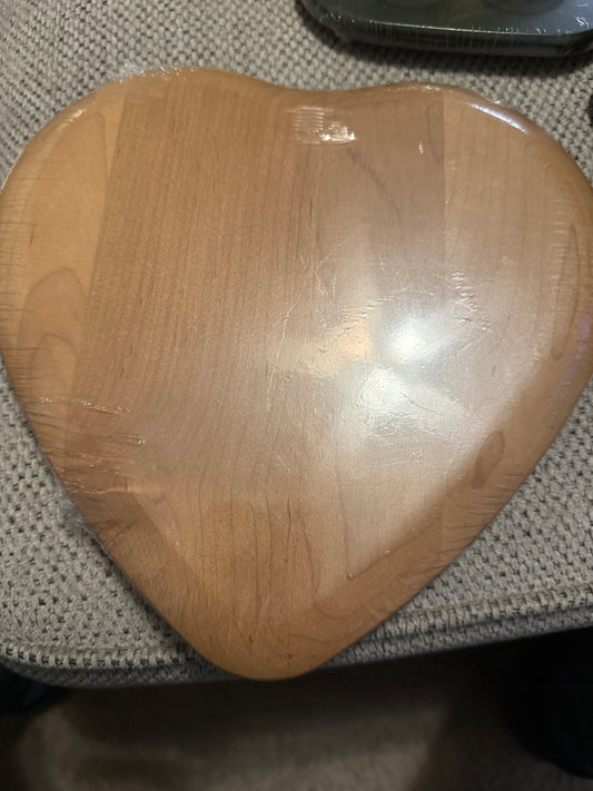 Longaberger 2005 sweetheart lid in warm brown
